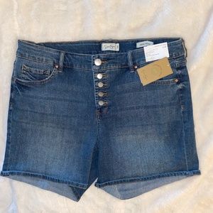 Jessica Simpson Plus Size Jean Shorts
